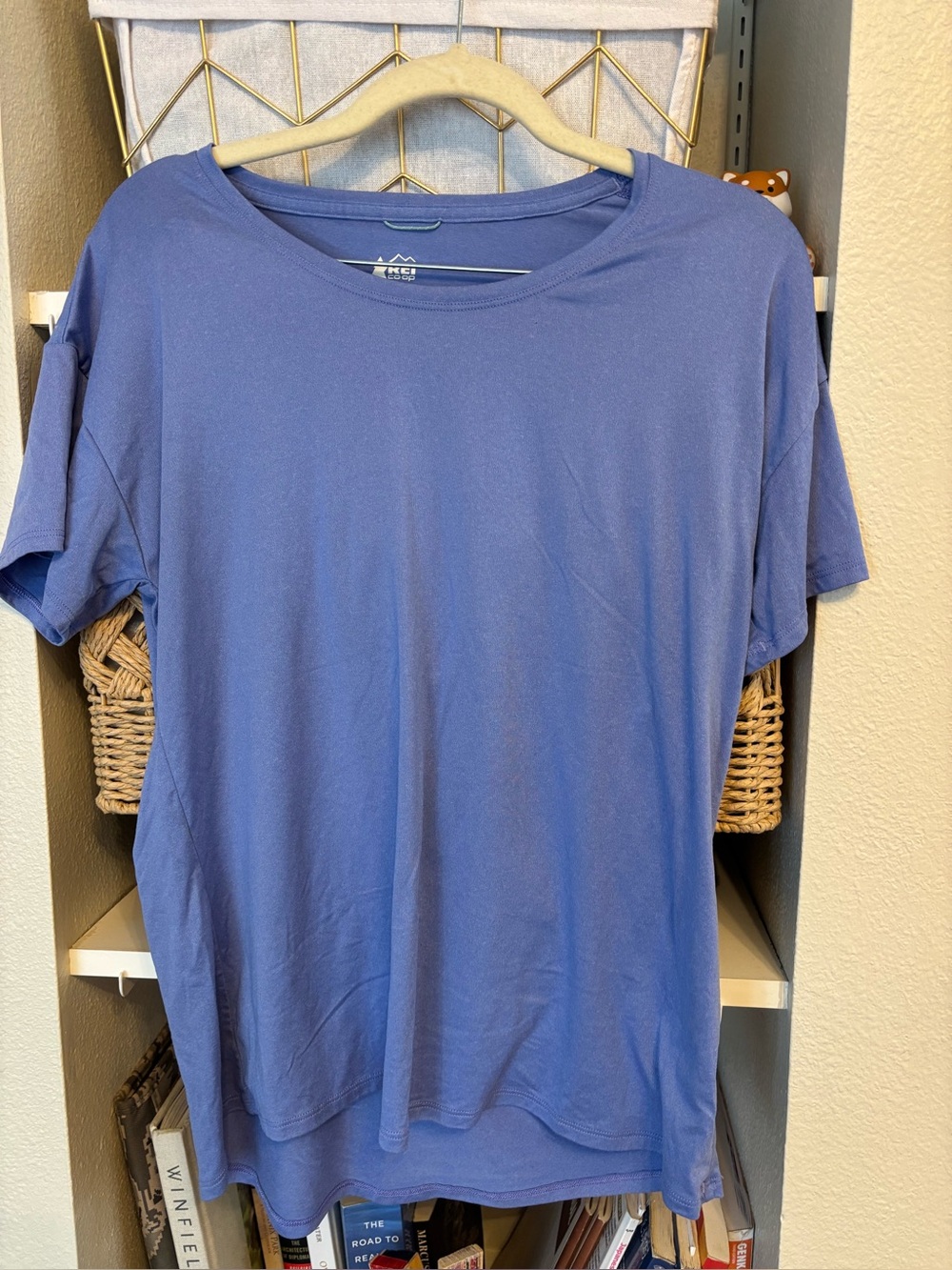 REI Women’s Short Sleeve Crew Tee — Light Lavender